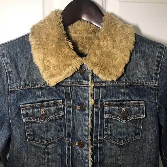Gap Denim lined with faux fur - Picture 2 of 6